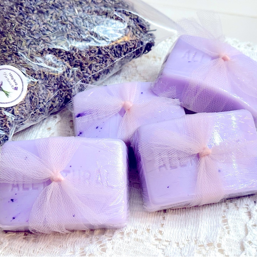 NEW:Soul Embellishments All Natural Handcrafted LAVENDER BOTANICAL BeautyBar 4oz
